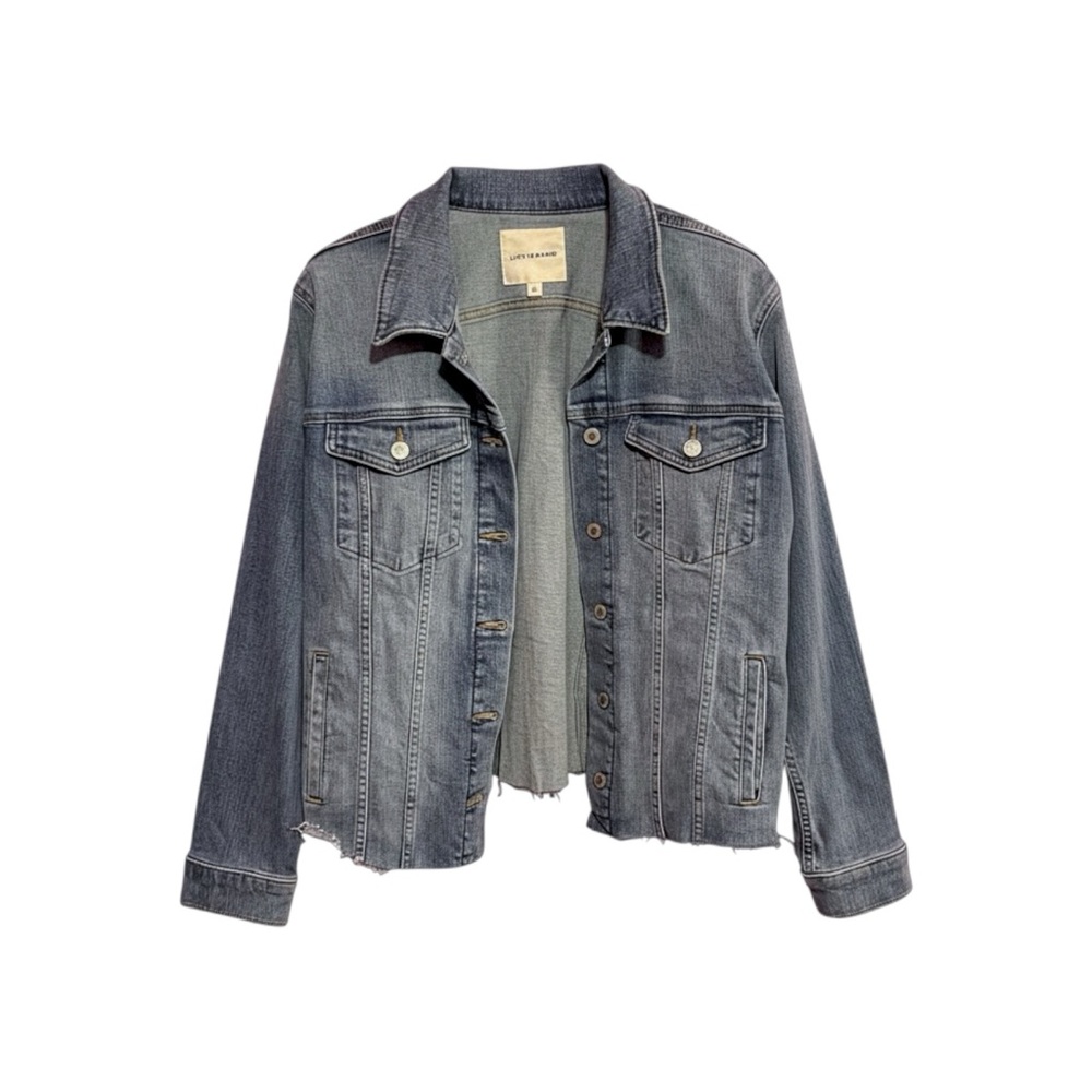 Lucky Brand Jean Jacket Women’s XL Medium Blue‎ Denim